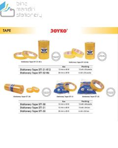 Foto Selotip (Stationery Tape) merk Joyko